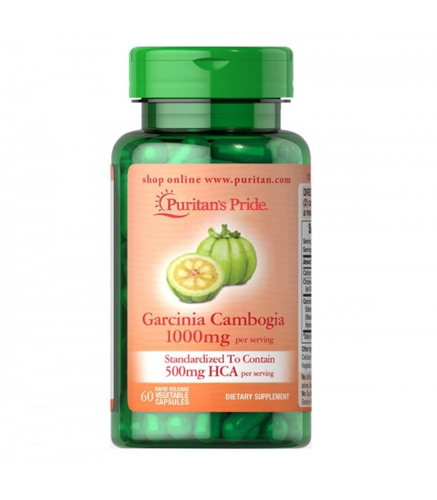 Puritan's Pride -  Garcinia Cambogia 500 mg / 60 таблетки​